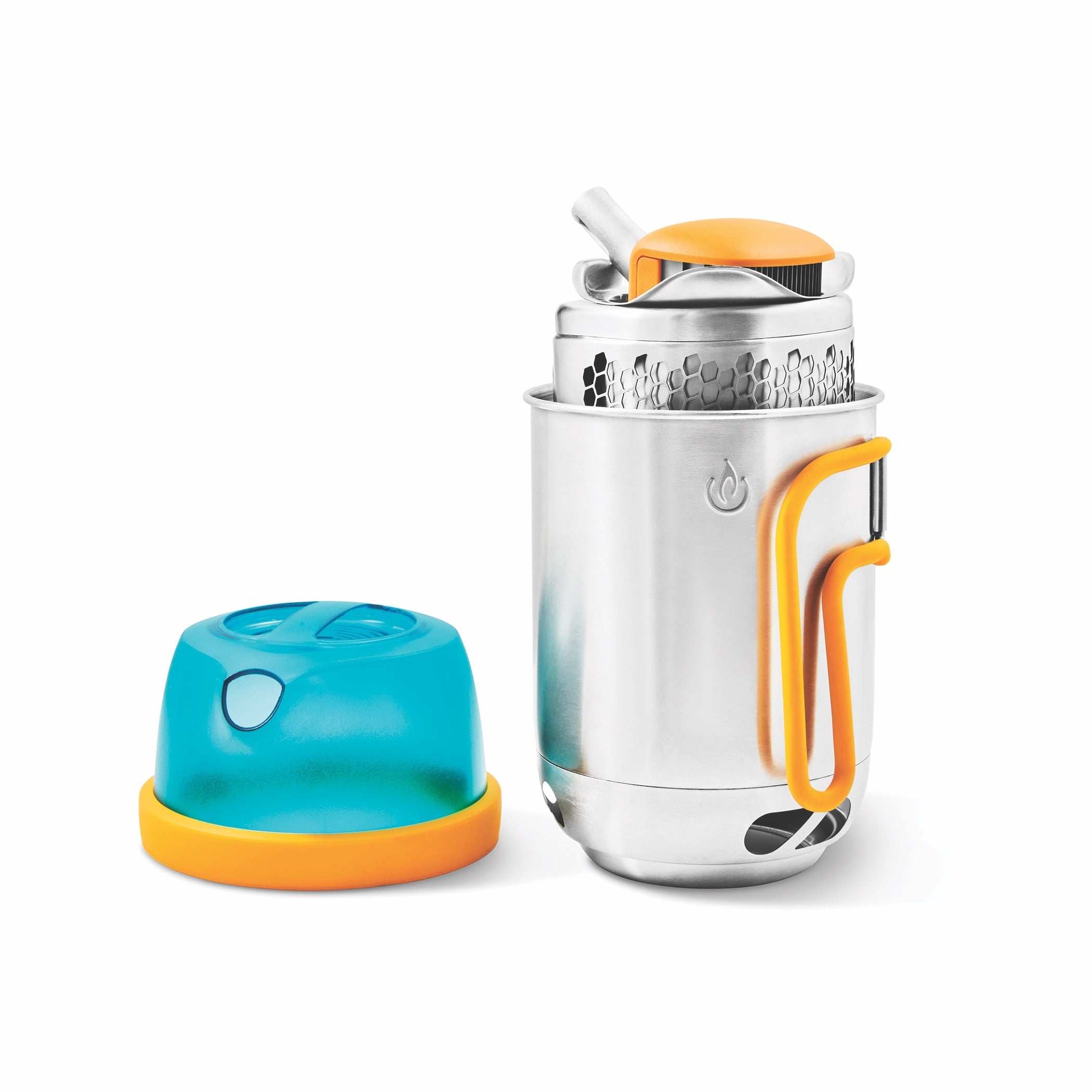 Campingkocher und Ladestation für Smartphones . Aus Holzfeuer Strom erzeugen ! BioLite CampStove Complete Cook Kit
