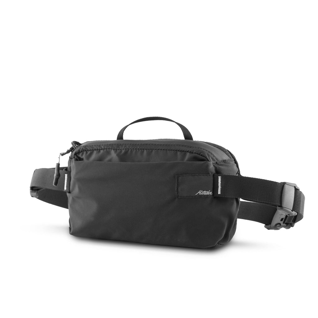 Matador ReFraction Packable Sling (black) - Ultraleichte, faltbare Hüfttasche für Städtereisen (2 Liter) von Matador