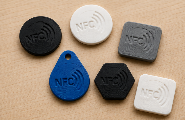 NFC-tag, Personalisierter, 3D-gedruckt, Mit Logo, Social Media, Kontakt