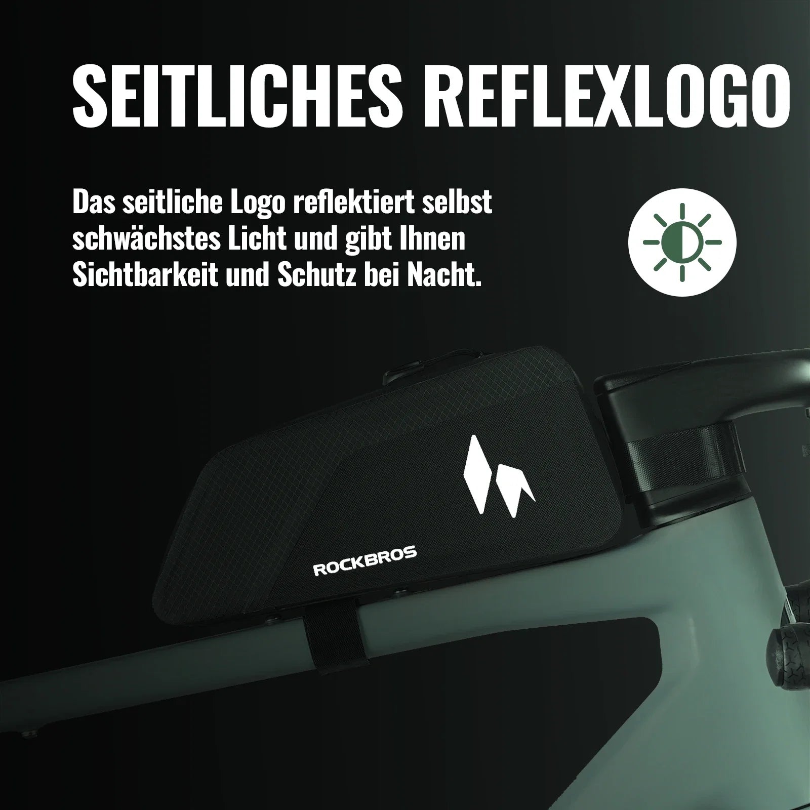 100% Wasserdichtes Oberrohrtasche 1L AS-151 RideMate