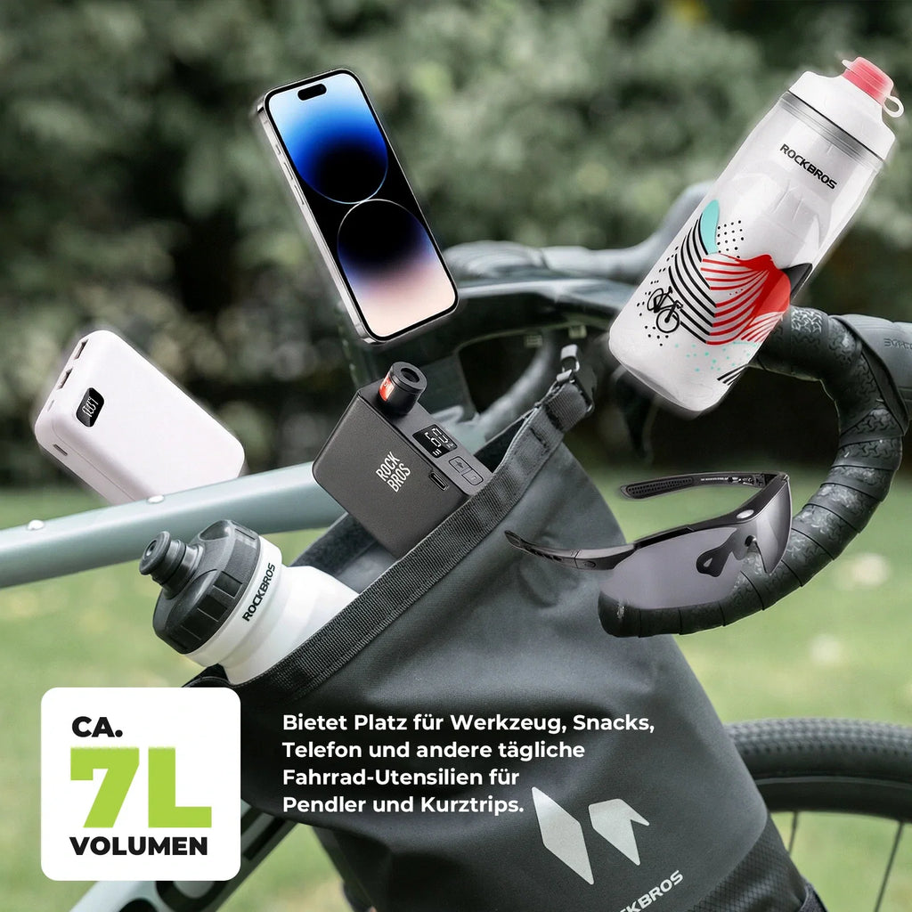 100% Wasserdichtes Gepäckträgertasche Gepäckträger für Vordergabel  7L AS-156 RideMate