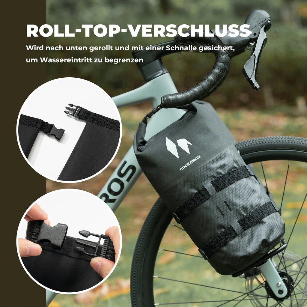 100% Wasserdichtes Gepäckträgertasche Gepäckträger für Vordergabel  7L AS-156 RideMate