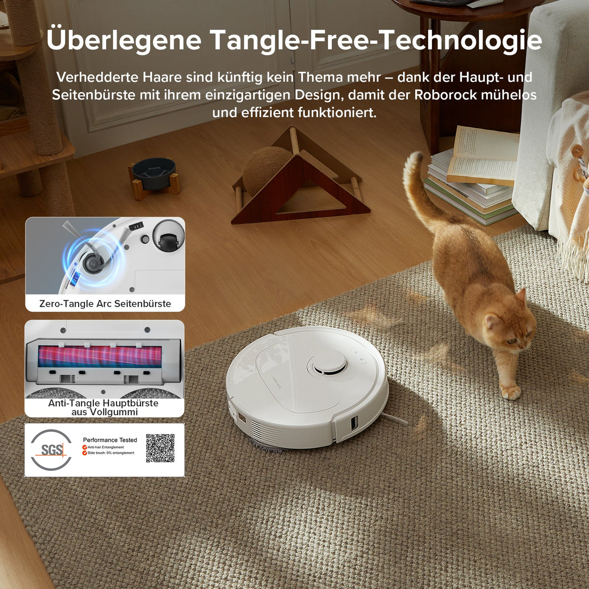 Roborock QV 35A Saugroboter mit Multifunktionsdock