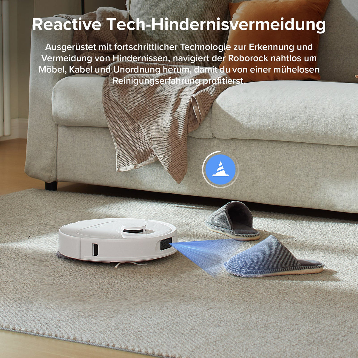 Roborock QV 35A Saugroboter mit Multifunktionsdock