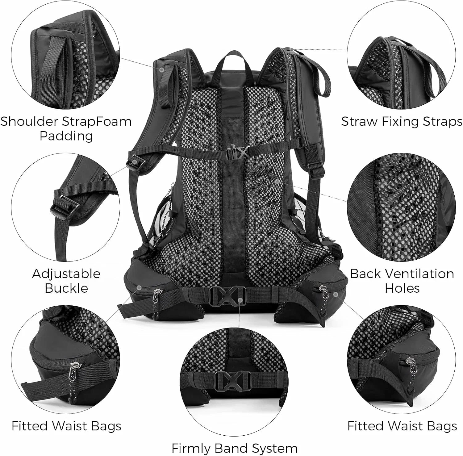 17L Outdoor Rucksack mit 2L Hydration Bladder