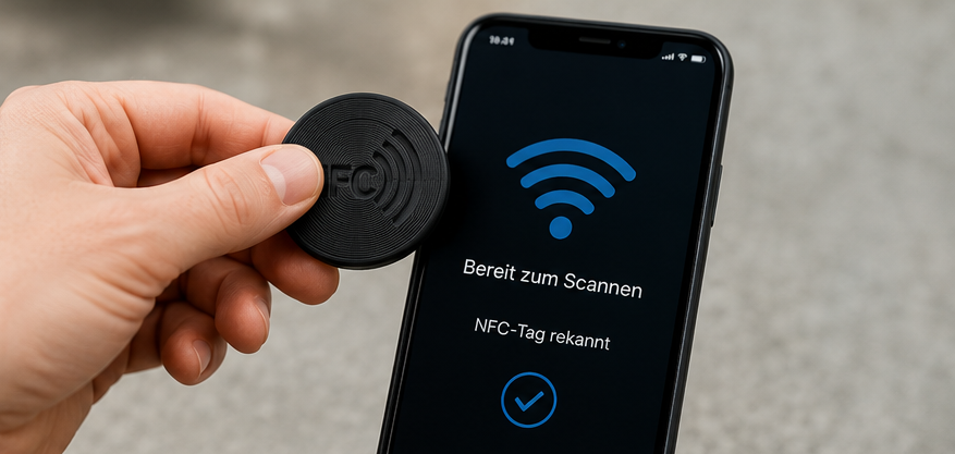 NFC-tag, Personalisierter, 3D-gedruckt, Mit Logo, Social Media, Kontakt