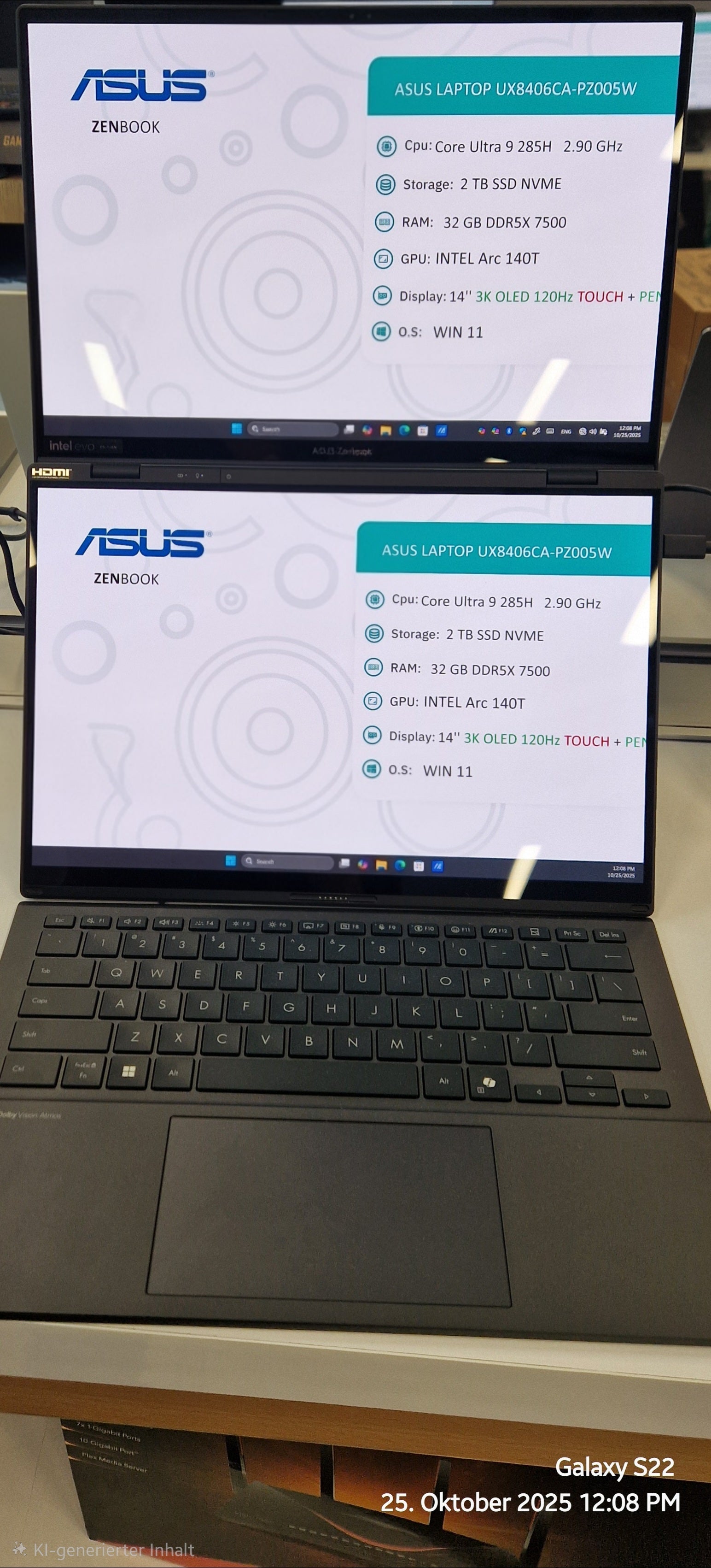 ASUS Zenbook UX8406CA‑PZ068X