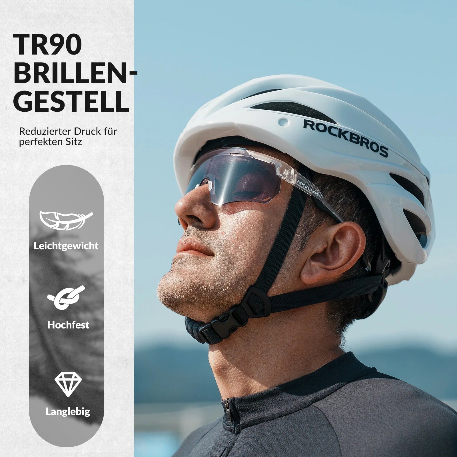 Ultraleichte und Selbsttönende Fahrradbrille (UV400)