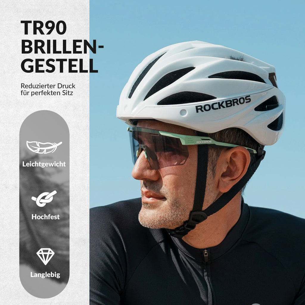 Ultraleichte und Selbsttönende Fahrradbrille (UV400)