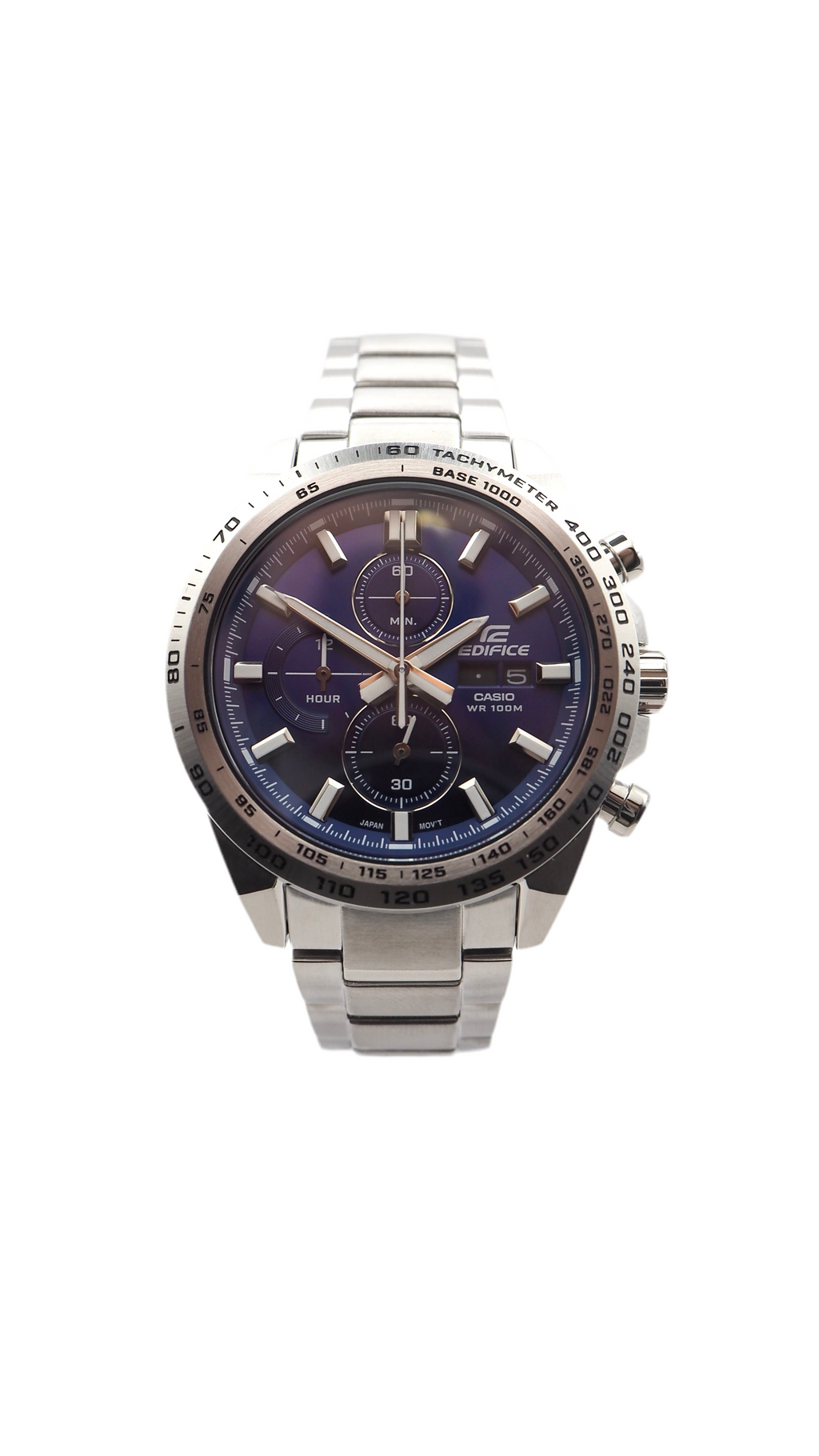 Casio Edifice EFR-574D-2AVUEF Chronograph Herrenuhr 42mm Edelstahl Neu OVP
