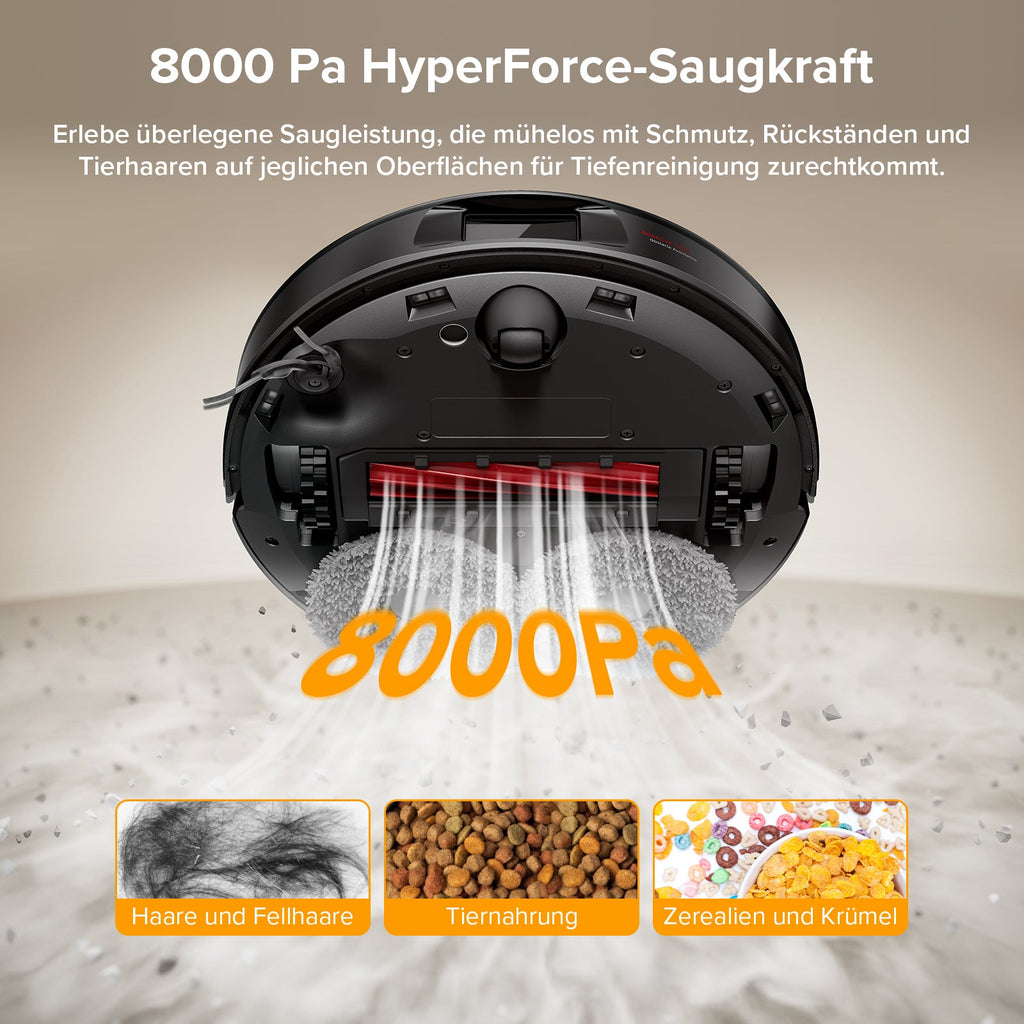 Roborock QV 35A Saugroboter mit Multifunktionsdock