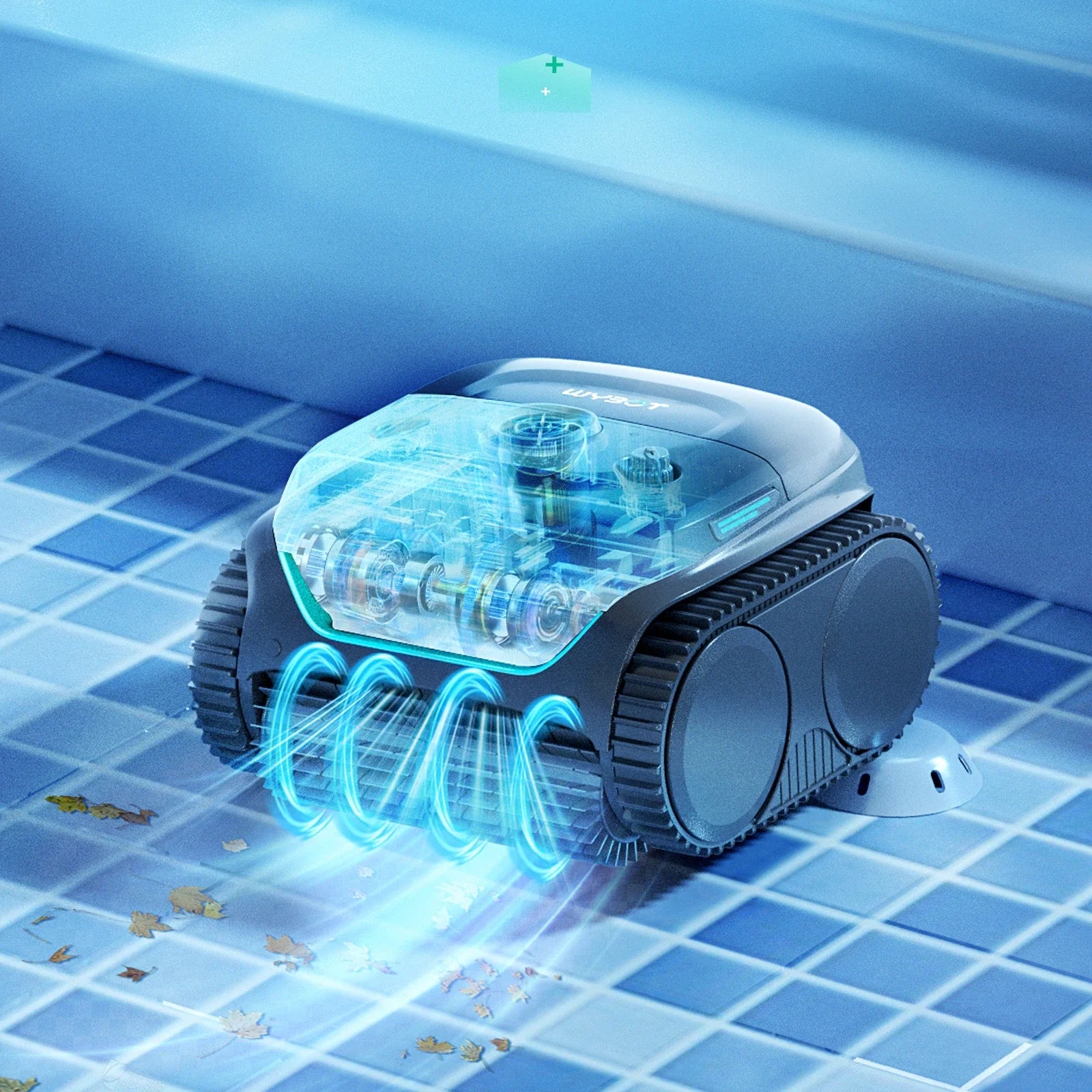 WYBOT C2 Cordless Robotic Pool Cleaner With App Control