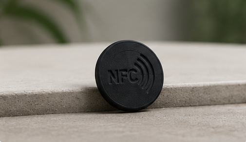 NFC-tag, Personalisierter, 3D-gedruckt, Mit Logo, Social Media, Kontakt