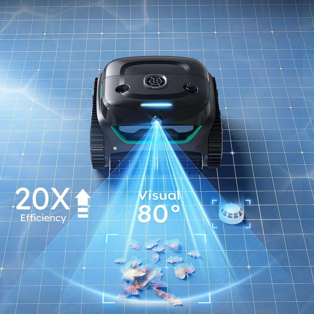 WYBOT C2 Vision Robotic Pool Cleaner Vacuum with AI Vision & Smart APP Control