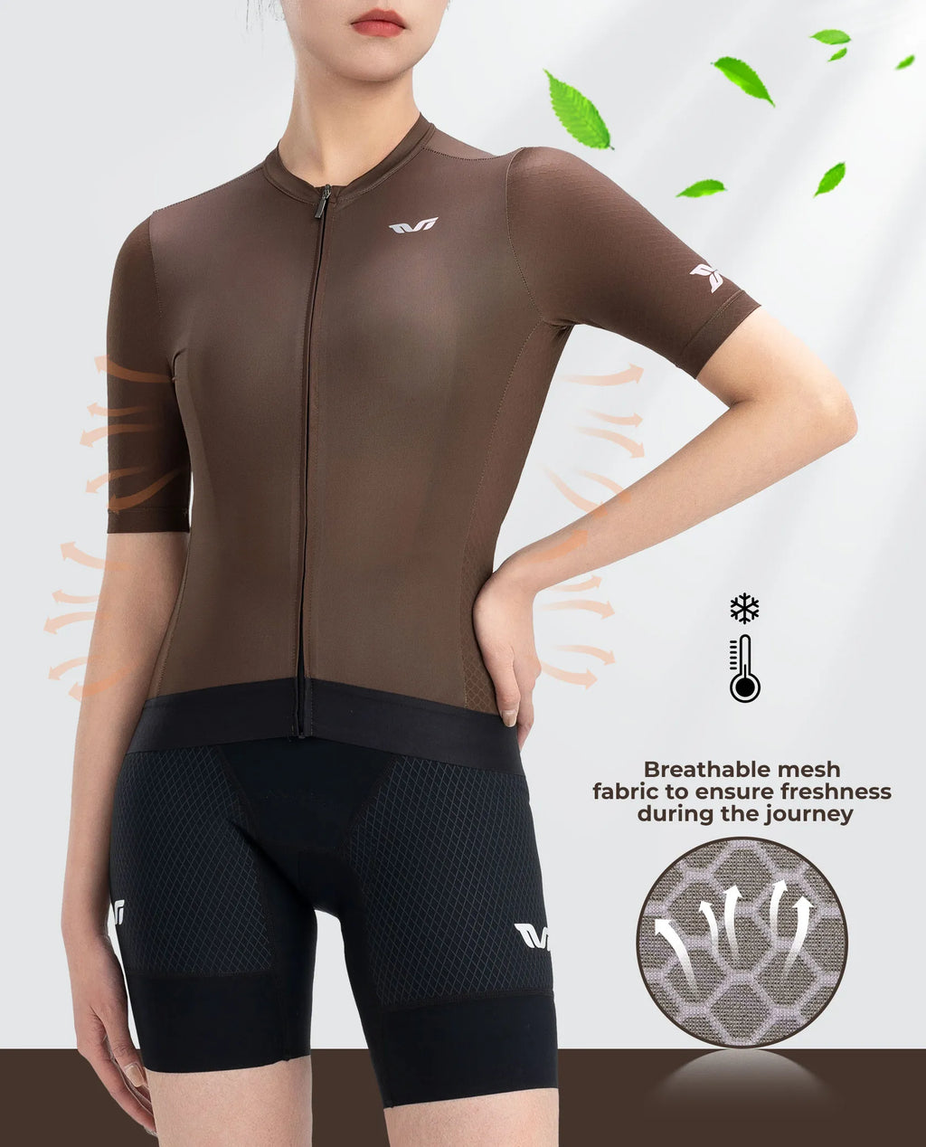 TVI Damen Fahrradtrikot - Digital Dune für MTB & Rennrad