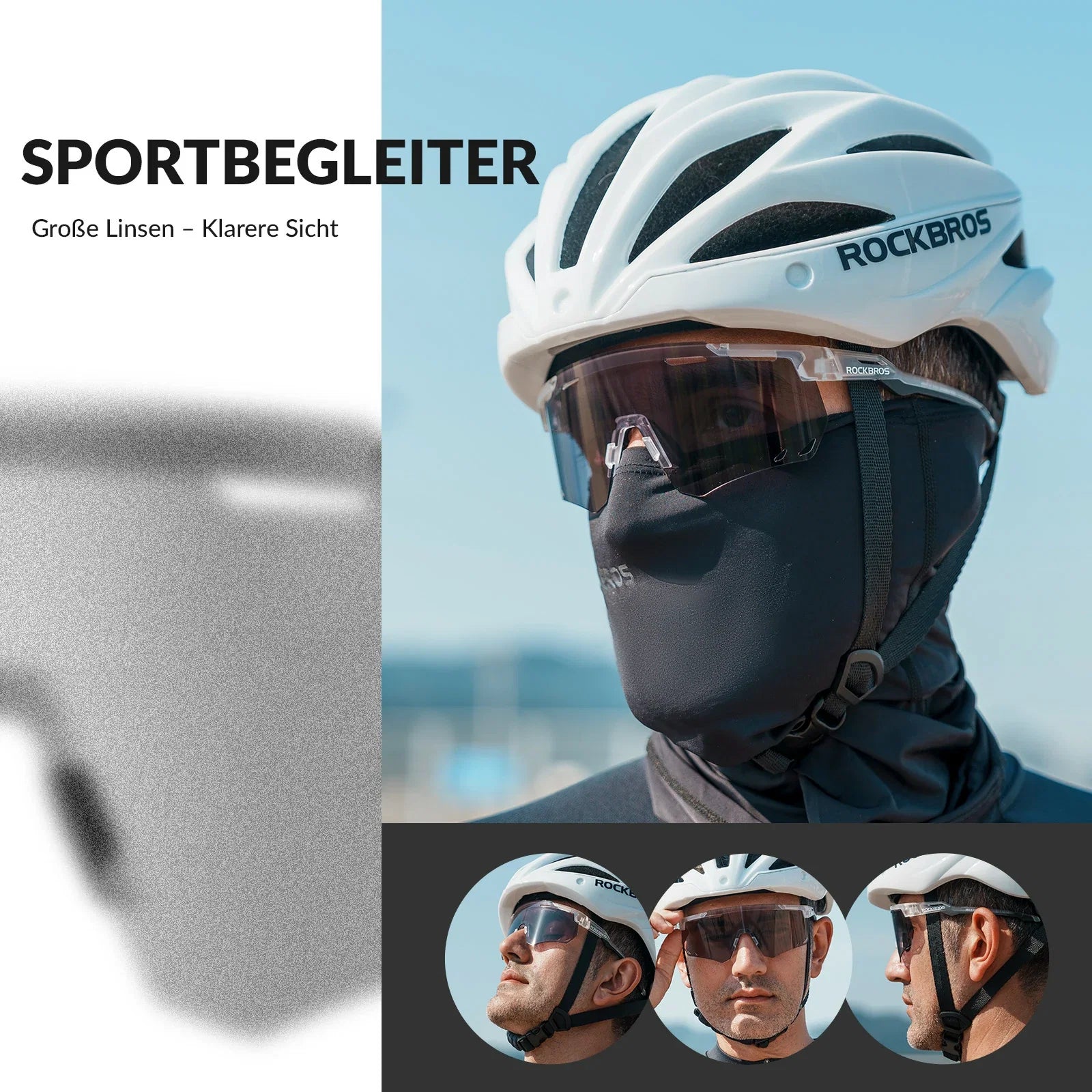 Ultraleichte und Selbsttönende Fahrradbrille (UV400)