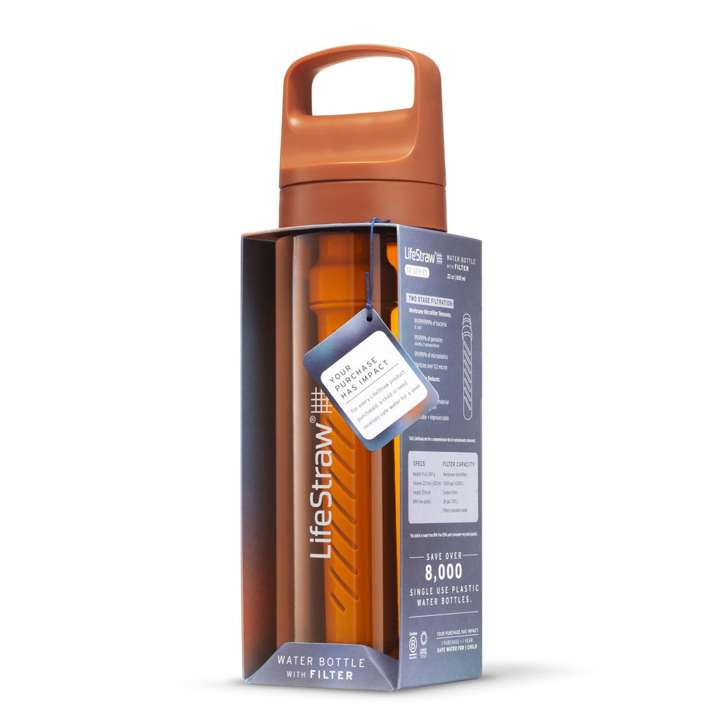 LifeStraw Go 650ml (aegean sea) - Trinkflasche mit Mikrobakteriellen Filter