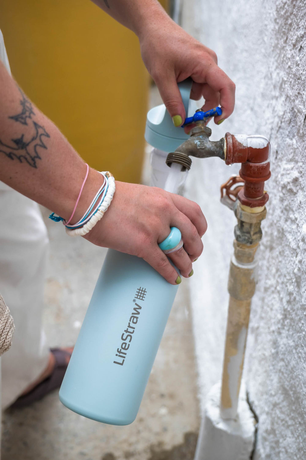 LifeStraw Go Steel 500ml (seafoam)