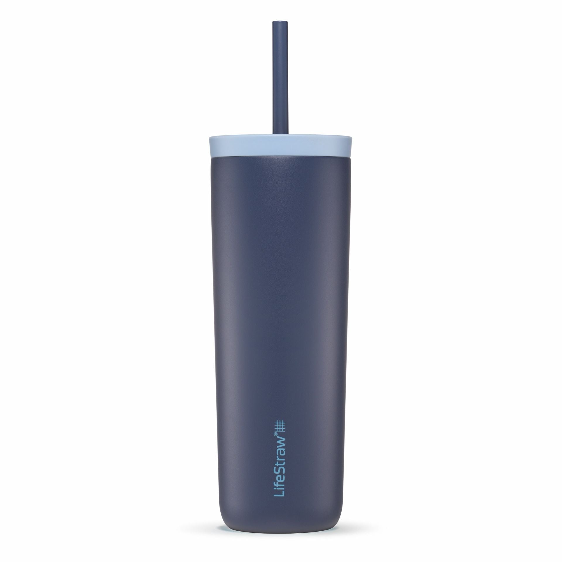 LifeStraw Go Steel Tumbler 530ml (aegean sea)  Isolierter Thermobecher aus Edelstahl mit Filter (2-Stage) von LifeStraw