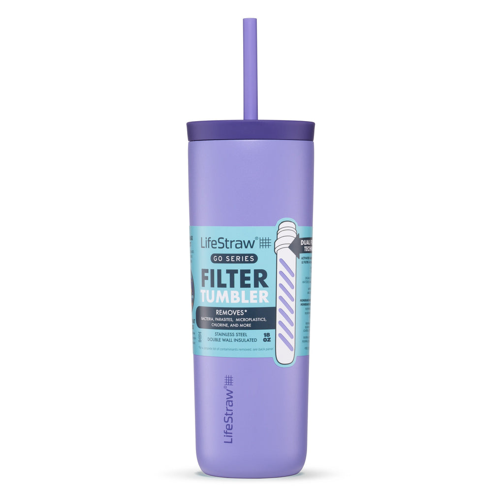 LifeStraw Go Steel Tumbler 500ml (thistle purple)