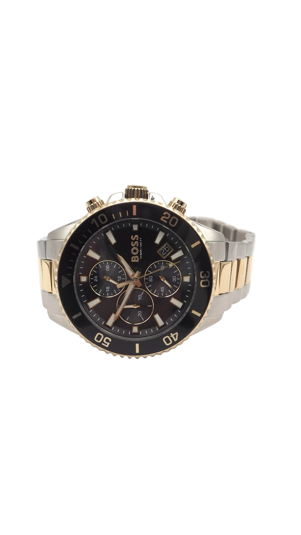 Boss Admiral Chronograph 1513908 Herrenuhr Edelstahl Silber Neu OVP