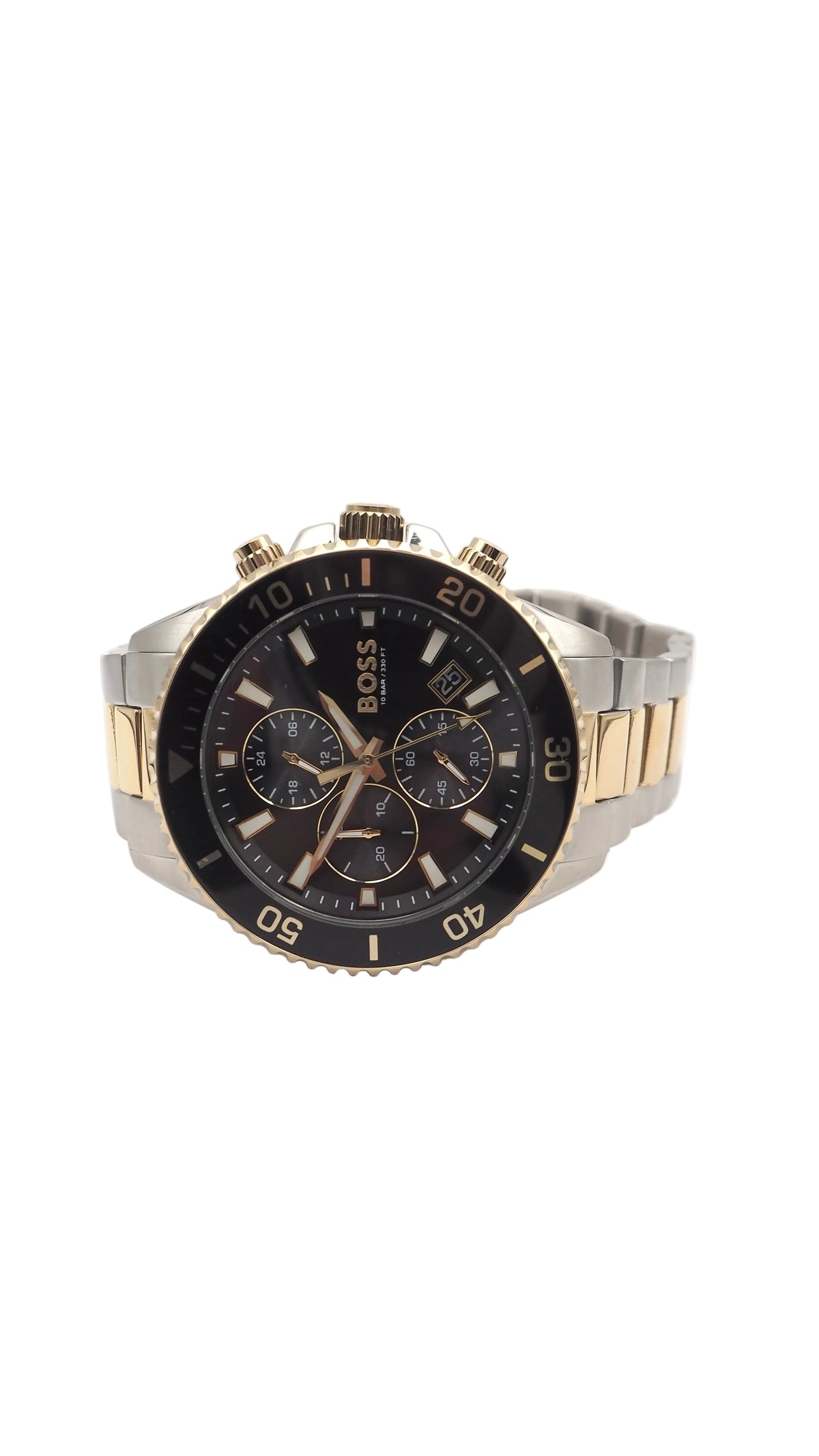 Boss Admiral Chronograph 1513908 Herrenuhr Edelstahl Silber Neu OVP