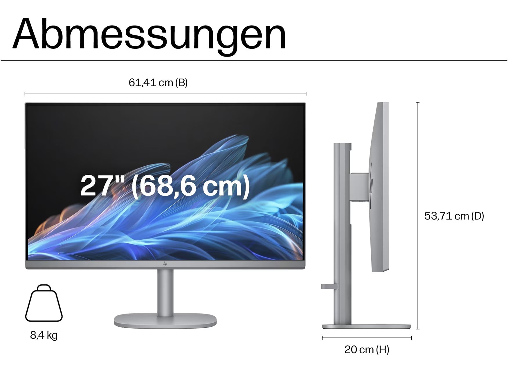 HP OmniStudio X 27-cs0755ng - 68.6 cm (27" ) Touchscreen All-in-One Desktop AI PC