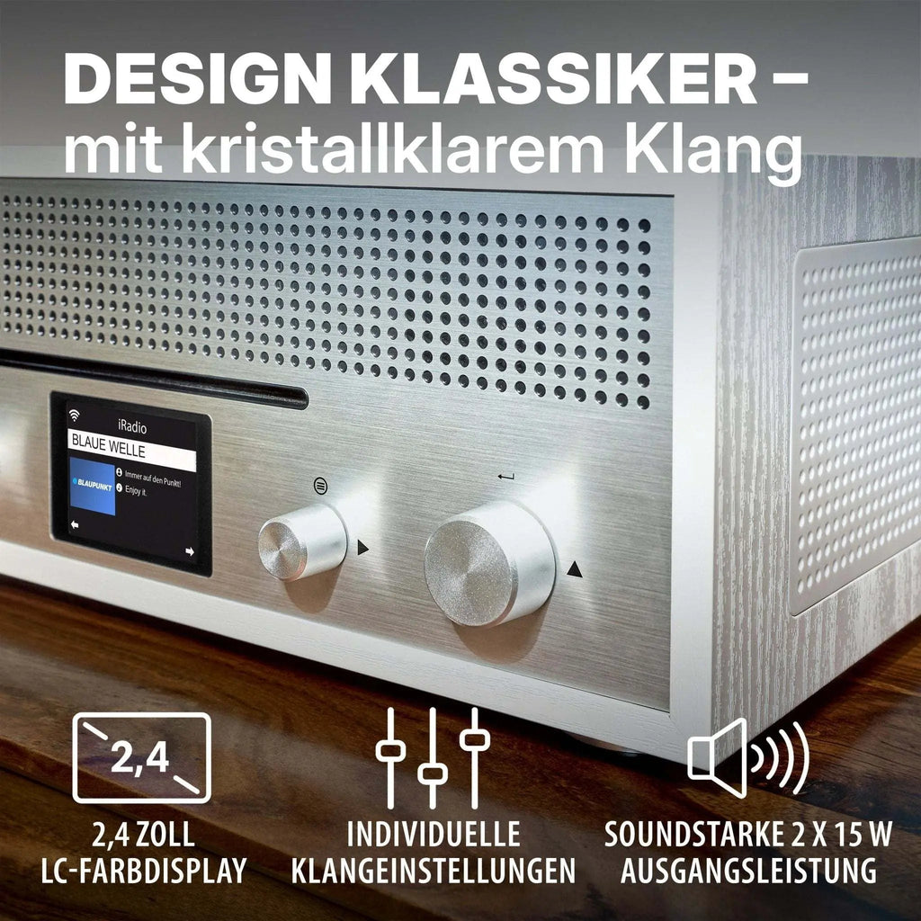 Nostalgie Internetradio mit CD | MILANO Weiß