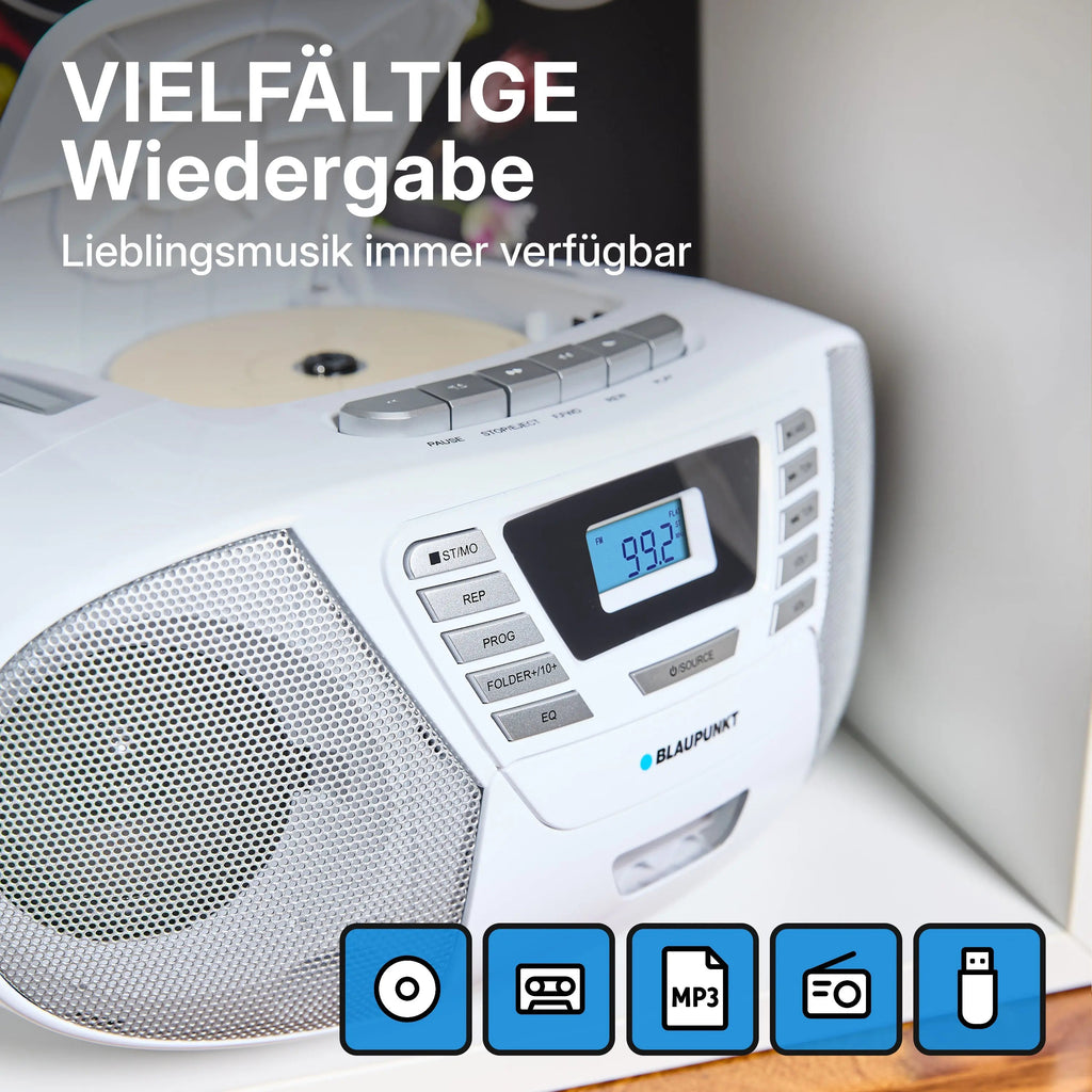 BOOMBOX MIT CD PLAYER FÜR KINDER | B 120 White |