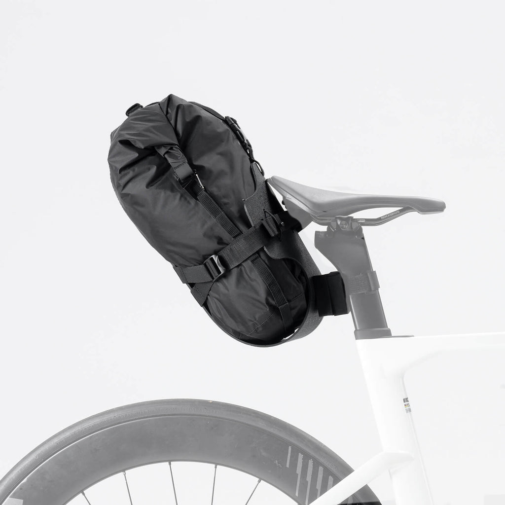 Bikepacking Heck-Gepäckträger + Wasserdichte  Kompressionstasche Set-A