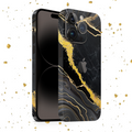 iPhone 14 Pro Max Skin mit 24K Gold Luxury Black