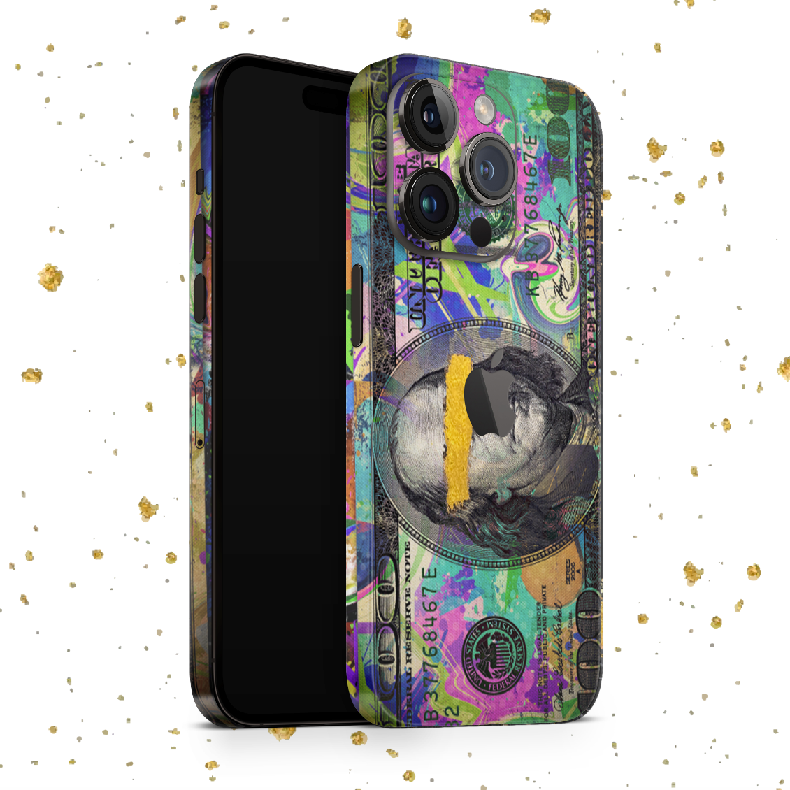 iPhone 16 Pro Skin mit 24K Gold Benjamin Matt