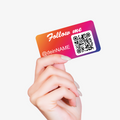 Instagram Aufkleber 4St 10x15cm mit QR Code