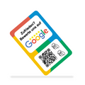Google Bewertungs NFC Visitenkarte mit QR Code