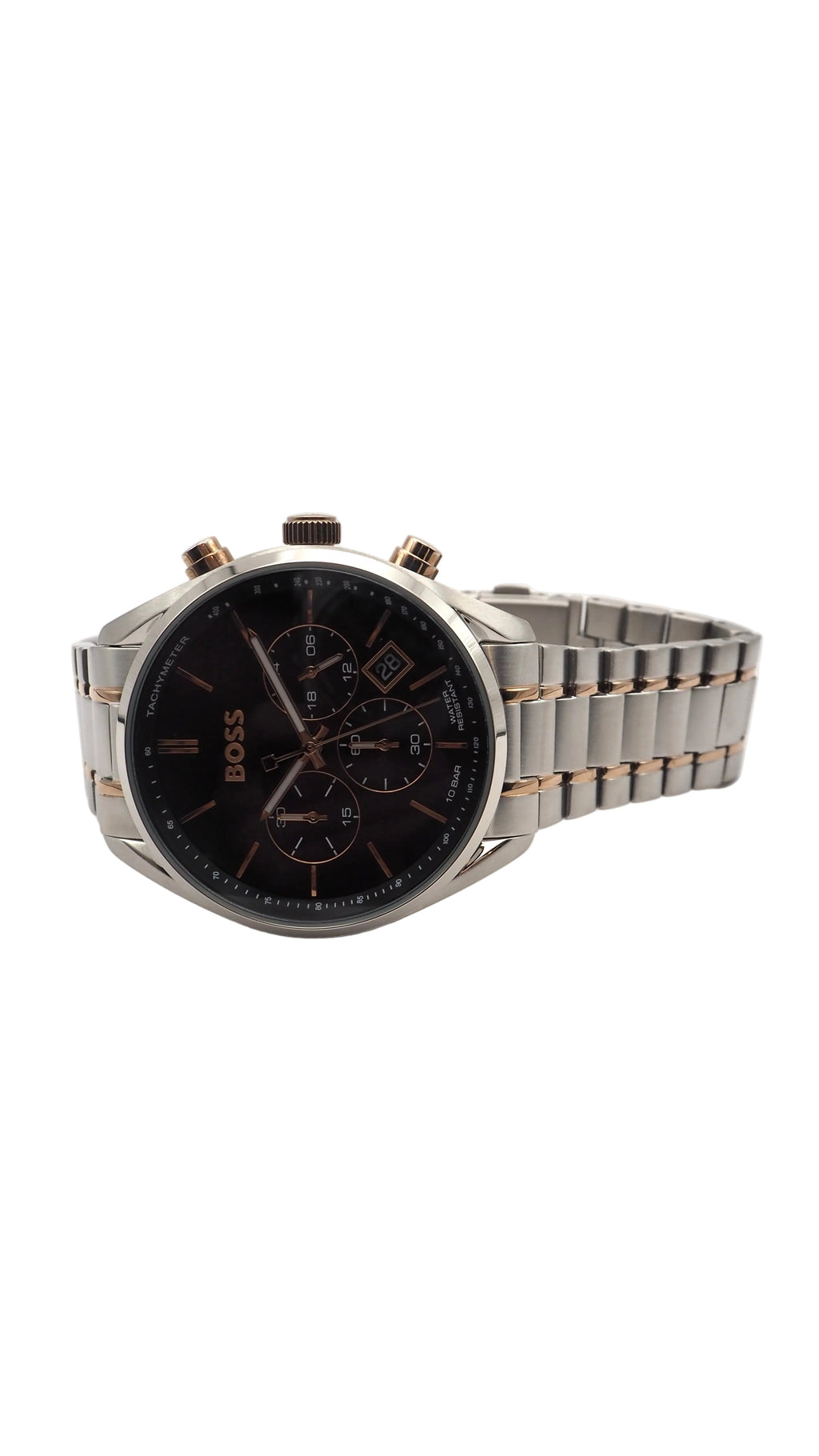 Boss Champion Chronograph 1513819 Herrenuhr Edelstahl Silber Neu OVP