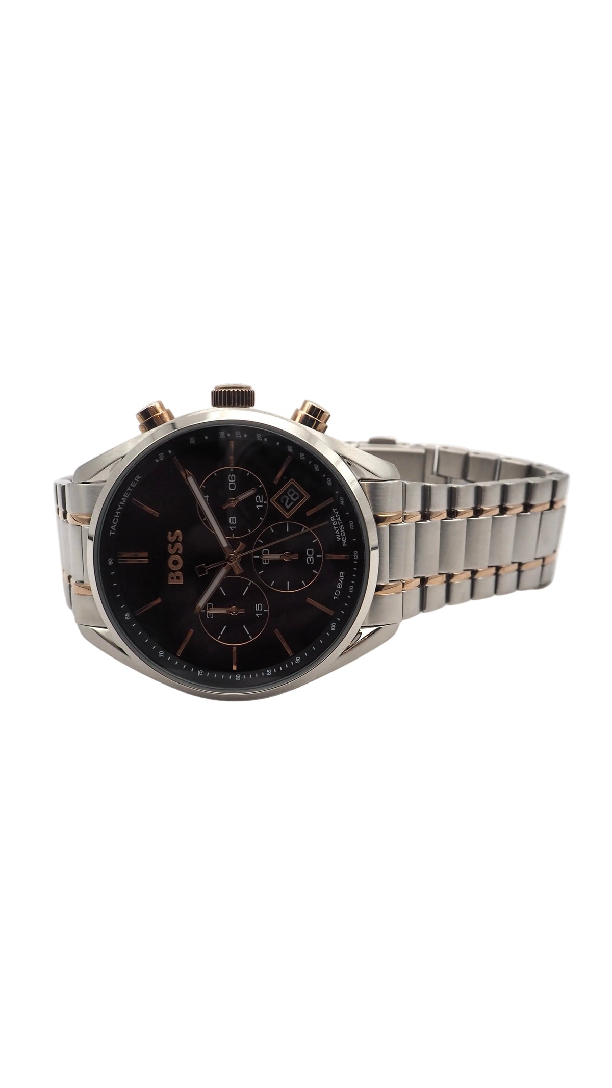 Boss Champion Chronograph 1513819 Herrenuhr Edelstahl Silber Neu OVP