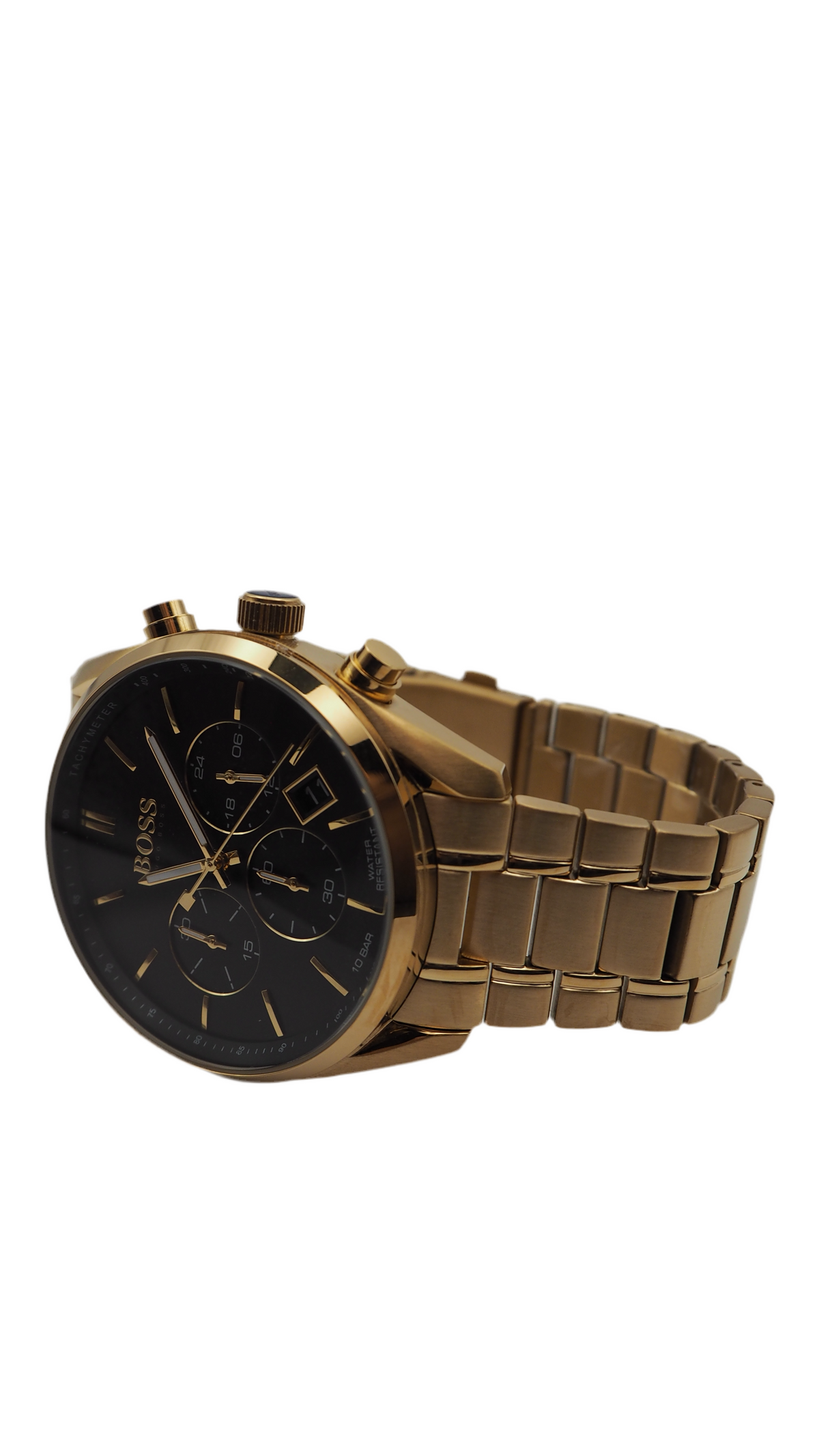 Hugo Boss Champion Chronograph 1513848 Herrenuhr Edelstahl Gold Neu OVP