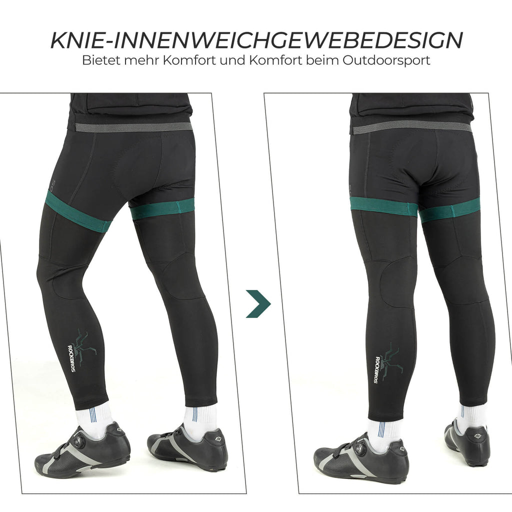 Fahrrad Beinlinge Winter Thermo S-3XL (1 Paar)
