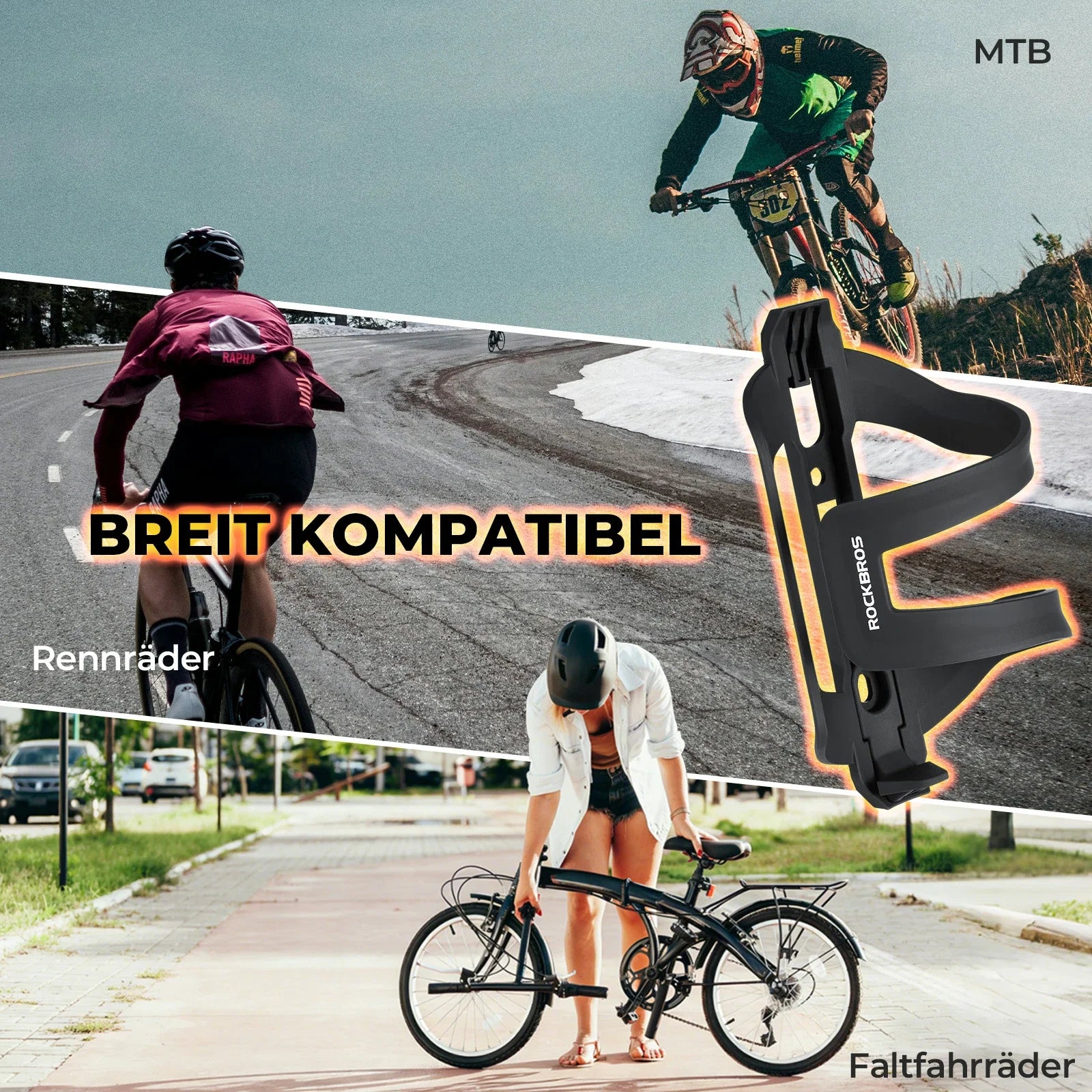 Fahrrad Flaschenhalter aus PC+ABS