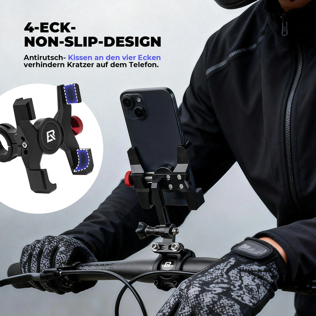 Fahrrad Handyhalterung 180° Drehbar für Handy 4.7~7.09"