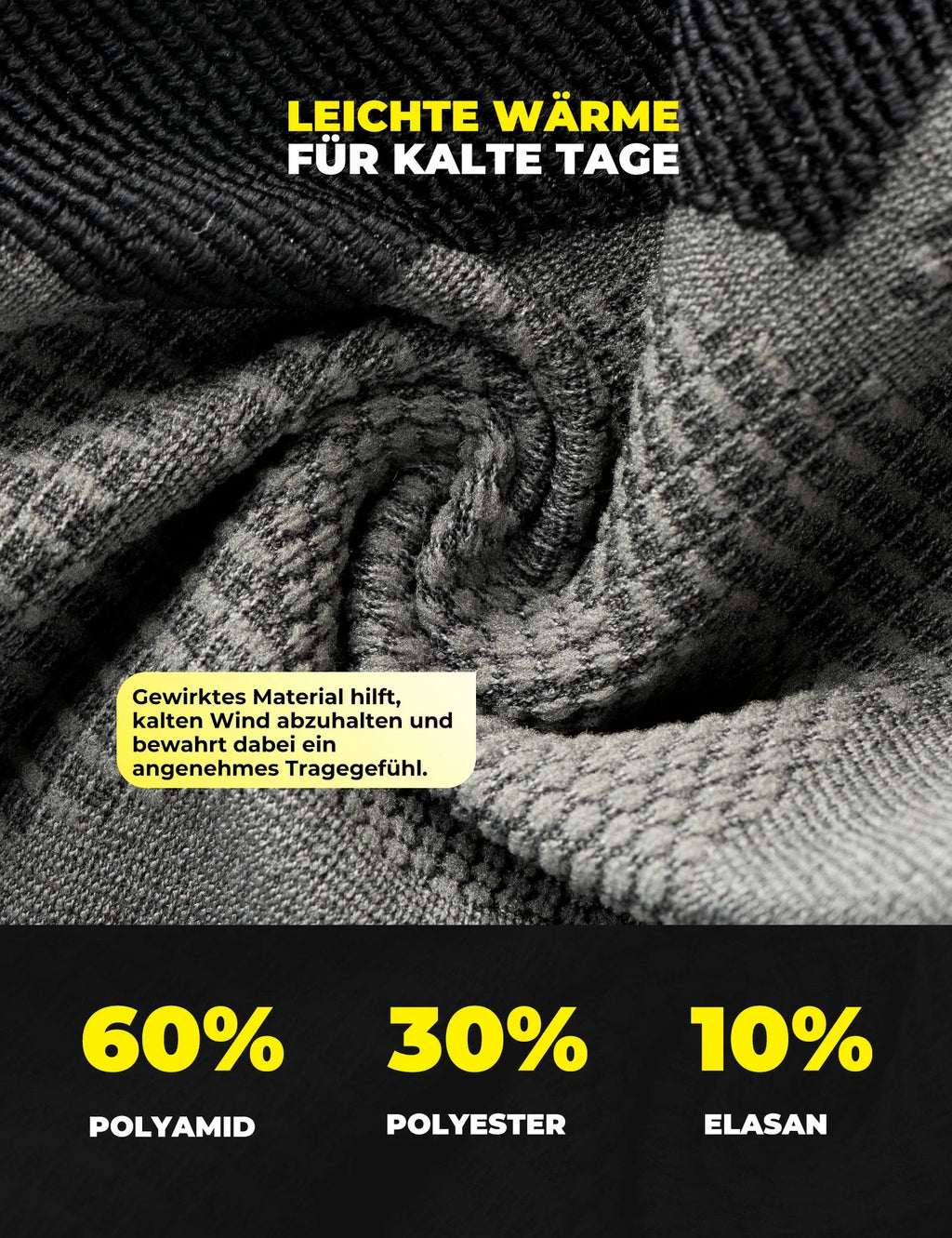 Fahrrad Mütze Winter mit Ohrenschutz, Atmungsaktiv & Winddicht