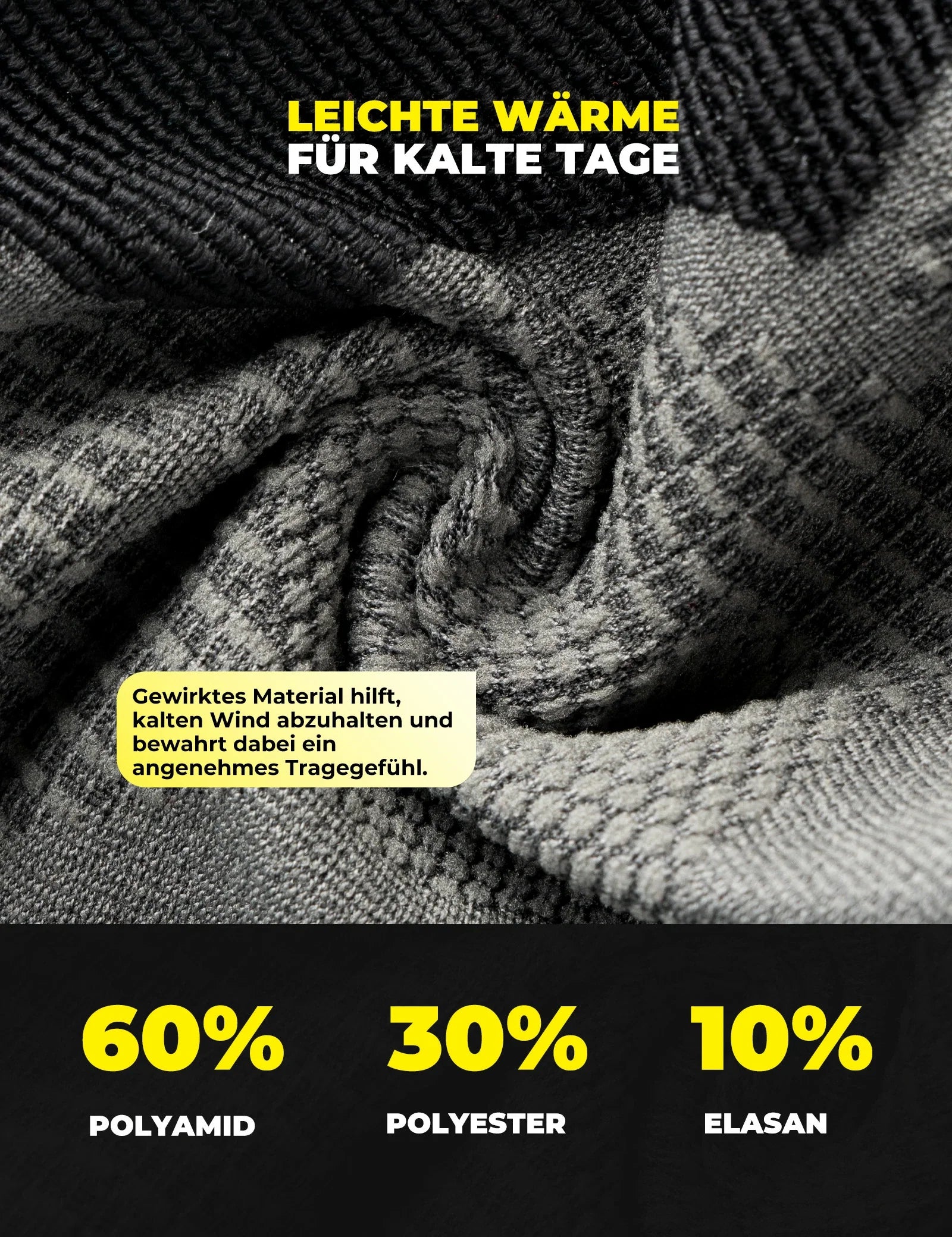 Fahrrad Mütze Winter mit Ohrenschutz, Atmungsaktiv & Winddicht