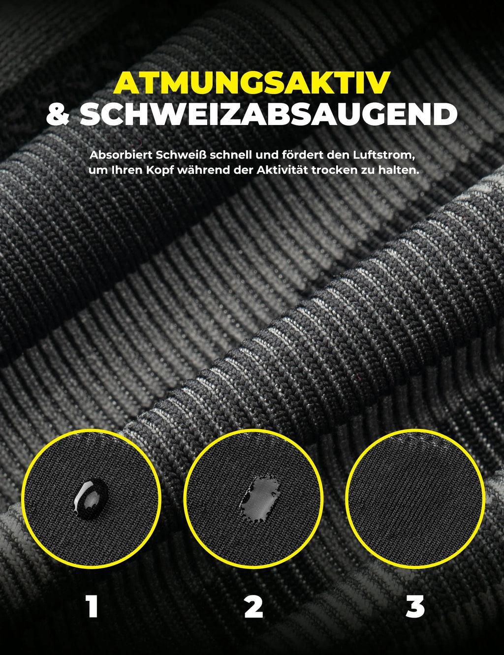 Fahrrad Mütze Winter mit Ohrenschutz, Atmungsaktiv & Winddicht