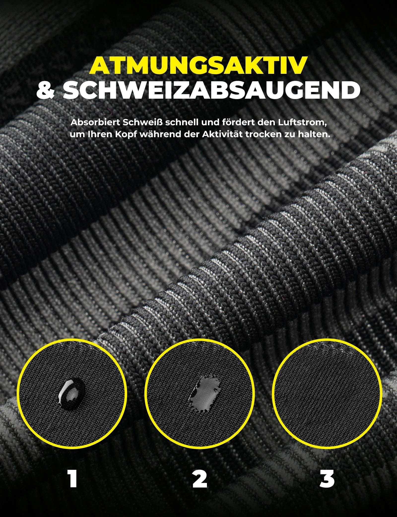 Fahrrad Mütze Winter mit Ohrenschutz, Atmungsaktiv & Winddicht