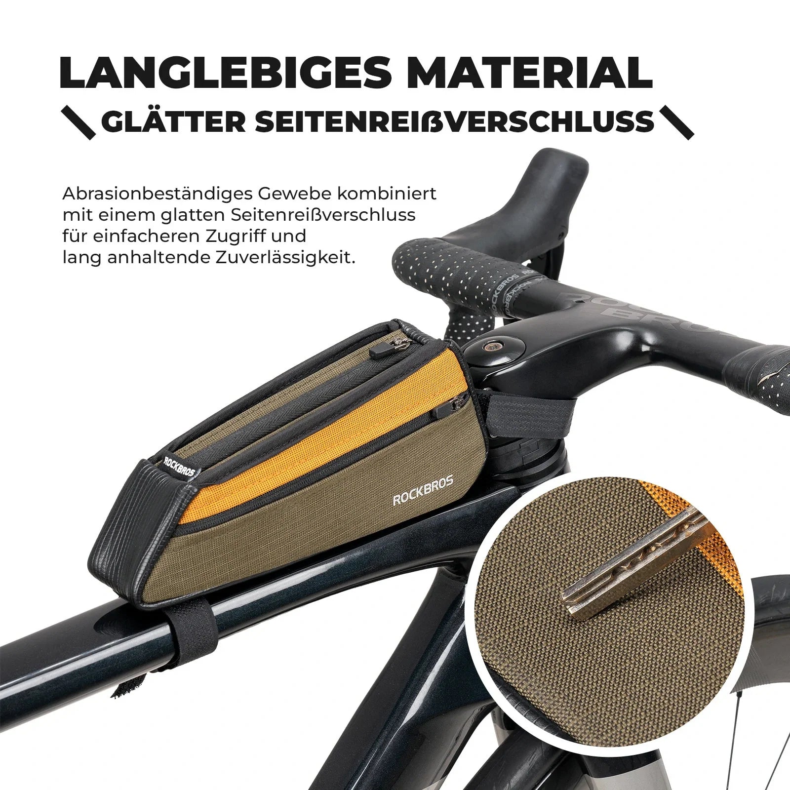 Fahrrad Oberrohrtasche für Schnellen Zugriff Kratzfest & Abriebfest