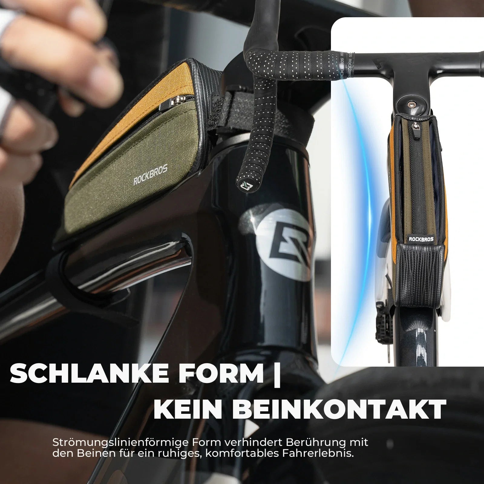 Fahrrad Oberrohrtasche für Schnellen Zugriff Kratzfest & Abriebfest