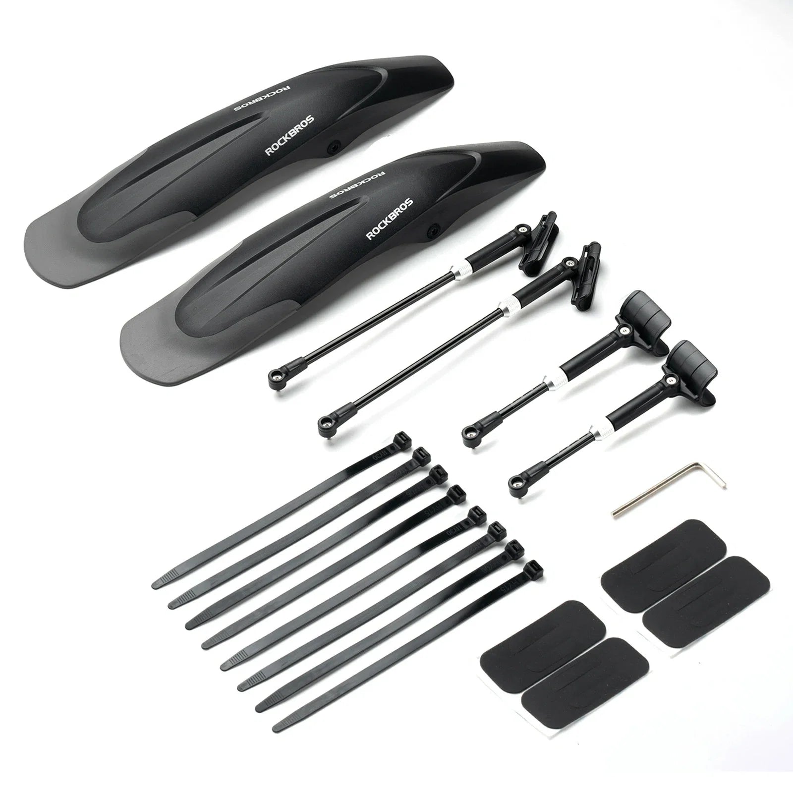 Fahrrad Schutzbleche Set Vorne/Hinten Flexible Fahrradschutzblech Verstellbar