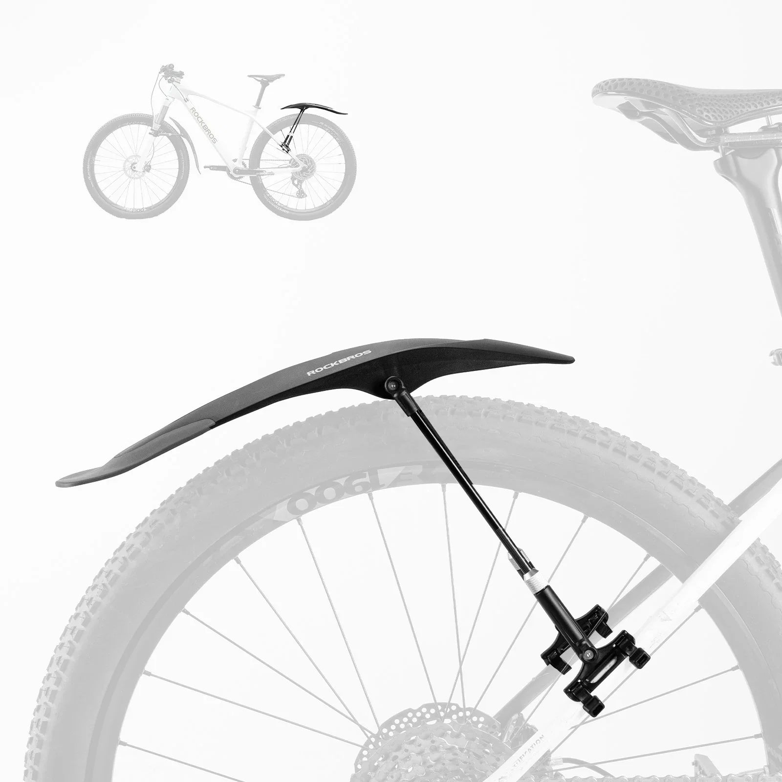 Fahrrad Schutzbleche Set Vorne/Hinten Flexible Fahrradschutzblech Verstellbar