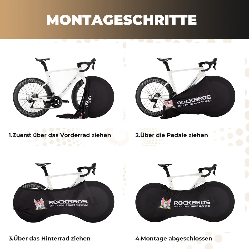 Fahrradabdeckung Elastisch 26–29 Zoll Indoor Fahrradgarage Staubdicht Waschbar Fahrradüberzug