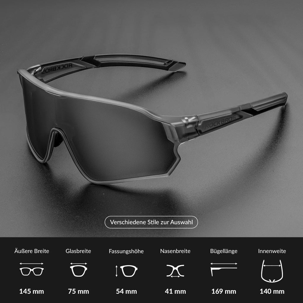 Federleichte Polarisierte Fahrradbrille (UV400)